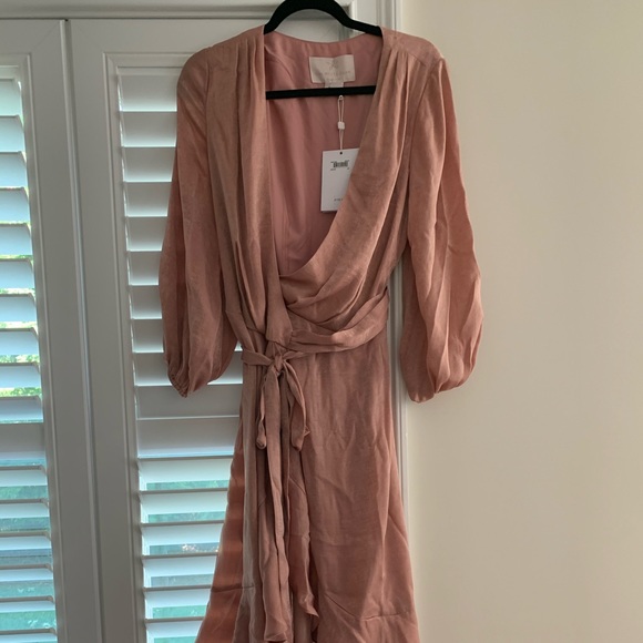 NWT Gal Meets Glam Jennifer Mauve Dress - Picture 3 of 5